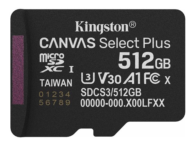 512GB micSDXC Canvas Select Plus w/o ADP