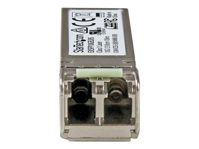 StarTech.com Juniper EX-SFP-10GE-LR Compatible SFP+ Module, 10GBASE-LR, 10GbE Single Mode (SMF) Fiber SMF Optic Transceiver, 10GE Gigabit Ethernet SFP+, LC Connector, 10km, 1310nm, DDM - Lifetime Warranty (EXSFP10GELRS) - SFP+ transceiver module (equivalent to: Juniper EX-SFP-10GE-LR) - 10GbE - 10GBase-LR - LC single-mode - up to 10 km - 1310 nm