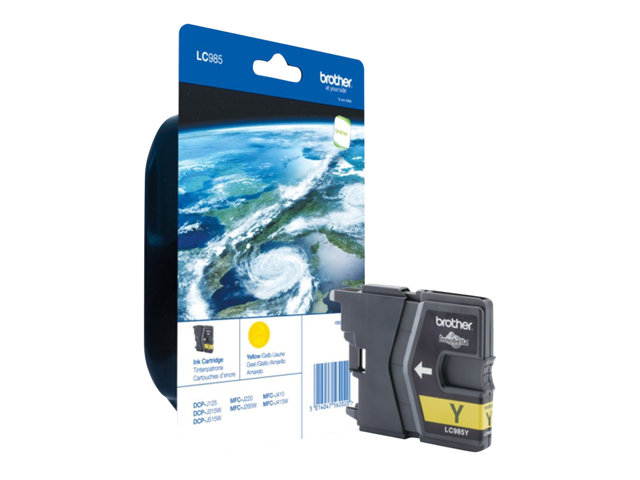 LC-985 inktcartridge geel 260 paginas 1-pack blister zonder alarm