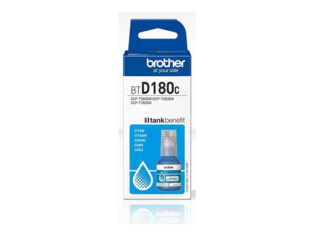 Brother BTD180C - Cyan - original - ink refill - for Brother DCP-T580DW