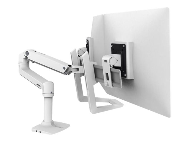Ergotron LX - Mounting component (handle) - dual direct - white - arm mountable - for P/N: 45-489-216