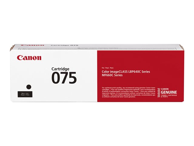 Canon 075 - Black - original - box - toner cartridge