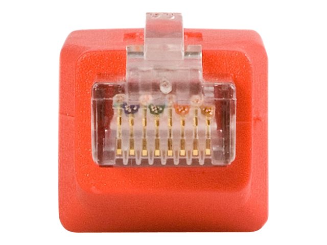 StarTech.com Cat6 Cable - Cat6 Crossover Adapter - GbE - Red - Ethernet Network Cable (C6CROSSOVER) - Crossover adapter - RJ-45 (M) to RJ-45 (F) - CAT 6 - red