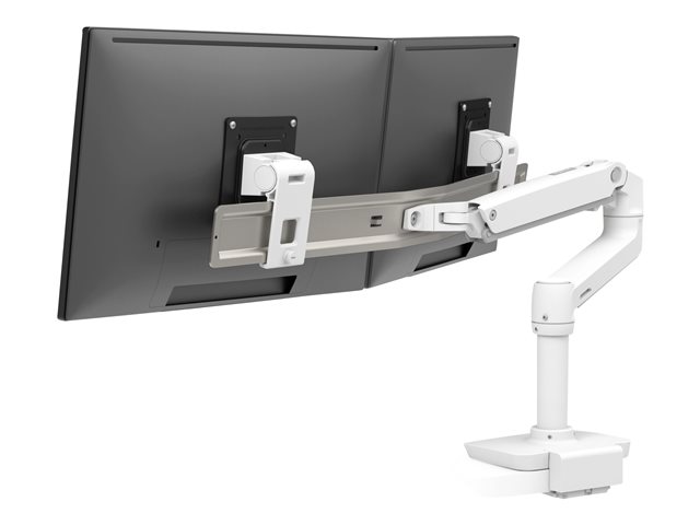 LX Desk Dual Direct Arm Low Profile BWT