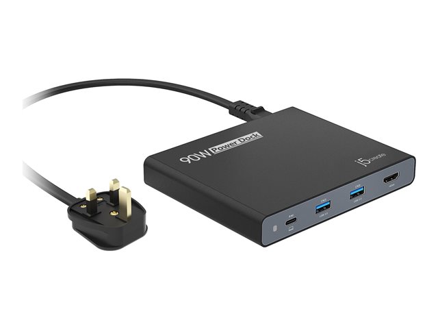 90W Built in USB-C Travel Dock - UK