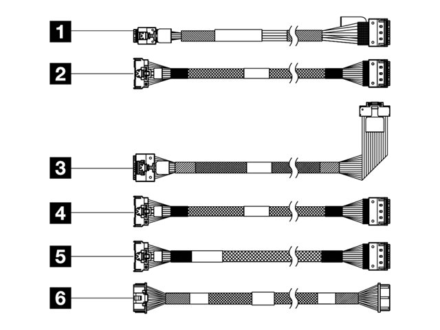Lenovo - Storage cable kit - for M.2 SATA/NVMe