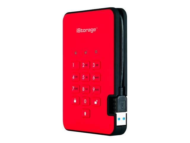diskAshur2 SSD 256bit 128GB Red