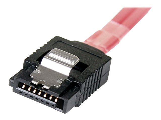 StarTech.com 50cm Serial Attached SCSI SAS Cable - SFF-8087 Plug to 4x Latching SATA (female) - Mini SAS to SATA Cable (SAS8087S450) - SATA / SAS cable - Serial ATA 150/300/600 - 4-Lane - SATA (R) to 36 pin 4i Mini MultiLane (P) - 50 cm - latched - red