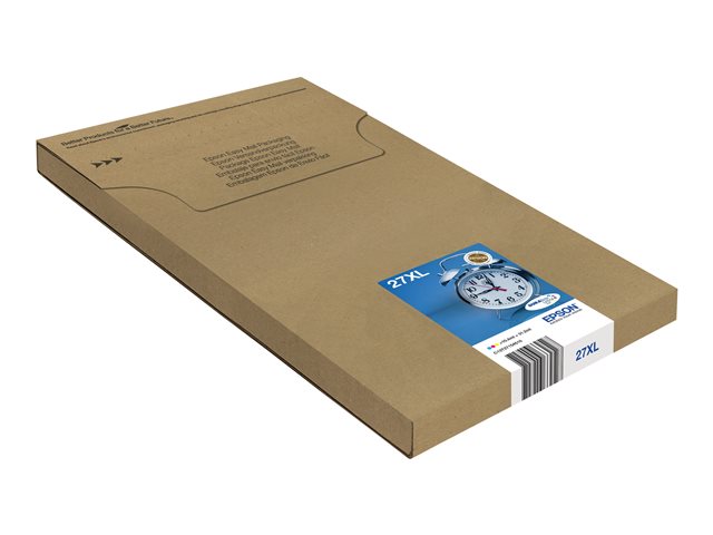 Epson Multipack 27XL EasyMail - 3-pack - XL - yellow, cyan, magenta - original - mailable - ink cartridge - for WorkForce WF-3620, WF-3640, WF-7110, WF-7210, WF-7610, WF-7620, WF-7710, WF-7715, WF-7720