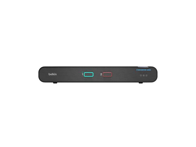 Belkin Universal Secure Single-Head - 2nd Generation - KVM / audio switch - 2 x KVM / audio - 1 local user - desktop - TAA Compliant