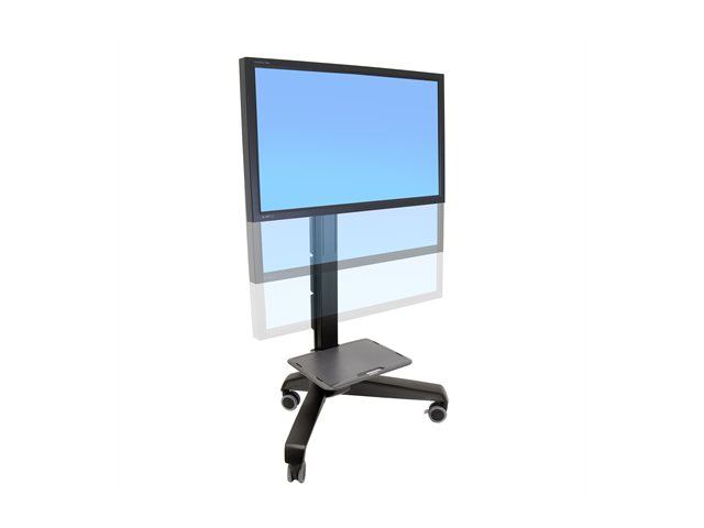Ergotron Neo-Flex Mobile MediaCenter VHD - Cart - Constant Force Technology - for LCD display - capacity 22.7-40.8 kg - aluminium, steel, ABS plastic, zinc alloy, glass-filled nylon - black - screen size: 37\"-75\"