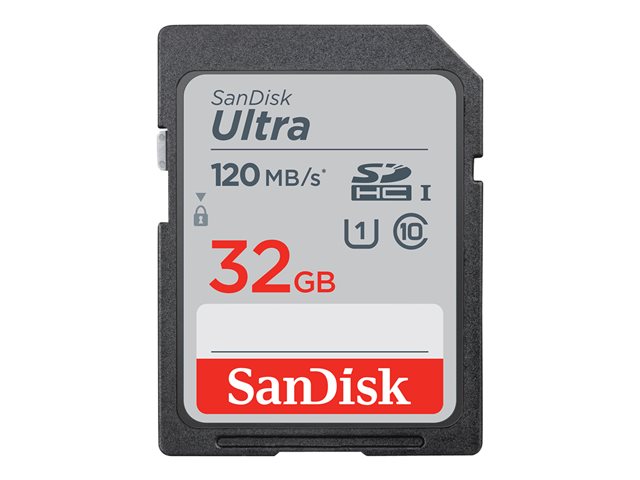 SanDisk Ultra - Flash memory card - 32 GB - UHS-I U1 / Class10 - SDHC UHS-I