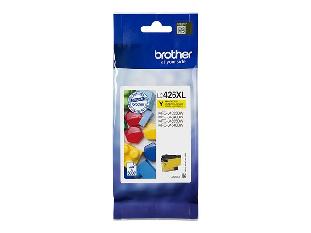 Brother LC426XLY - High Yield - yellow - original - ink cartridge - for Brother MFC-J4335, MFC-J4340, MFC-J4535, MFC-J4540