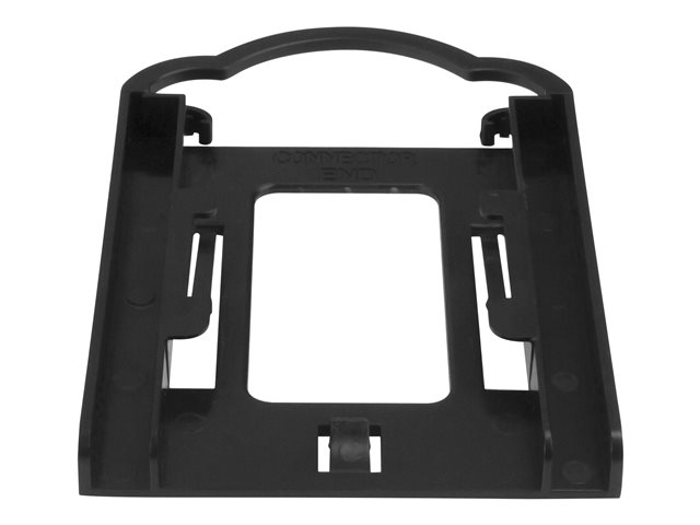 StarTech.com 2.5\" HDD / SDD Mounting Bracket for 3.5\" Drive Bay - Tool-less Installation - 2.5 Inch SSD HDD Adapter Bracket (BRACKET125PT) - Storage bay adapter - 3.5\" to 2.5\" - black - for P/N: M2E4SFF8643, PEX4SFF8643, U2M2E125