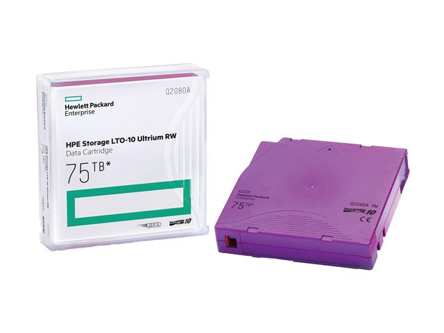 HPE Storage LTO-10 Ultrium RW Data Cartridge - LTO Ultrium 10 - 30 TB / 75 TB - purple