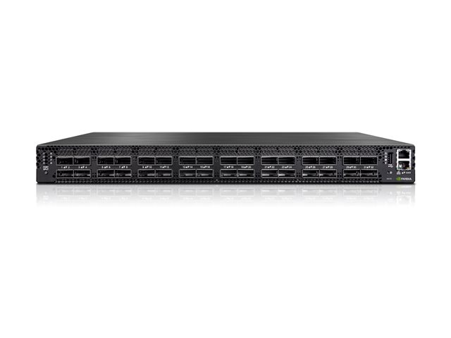 HPE 400GbE 32QSFPDD Power to Connector Airflow Switch SN4700M with NVIDIA Cumulus