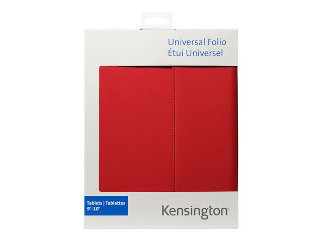 Kensington Universal - Flip cover for tablet - red - 10\"