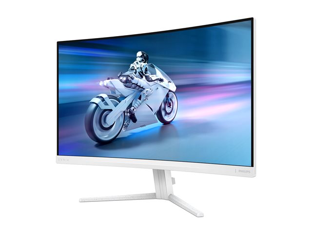 Philips Evnia 5000 27M2C5201L - LED monitor - gaming - curved - 27\" - 1920 x 1080 Full HD (1080p) @ 180 Hz - Fast VA - 3000:1 - HDR10 - 0.5 ms - 2xHDMI, DisplayPort - white