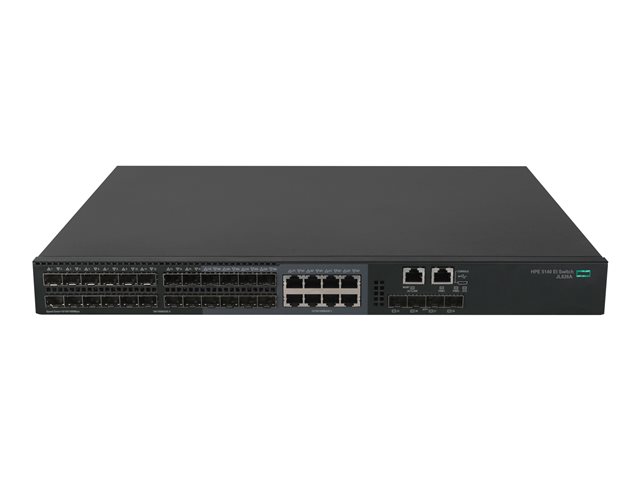 HPE FlexNetwork 5140 24G SFP w/8G Combo 4SFP+ EI - Switch - L3 - smart - 24 x Gigabit SFP + 8 x combo Gigabit Ethernet/Gigabit SFP + 4 x 10 Gigabit Ethernet / 1 Gigabit Ethernet SFP+ - rack-mountable