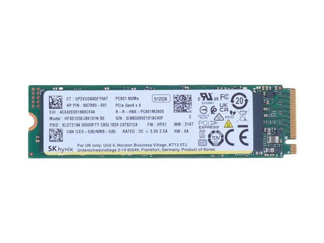 HP 512GB PCIe SSD
