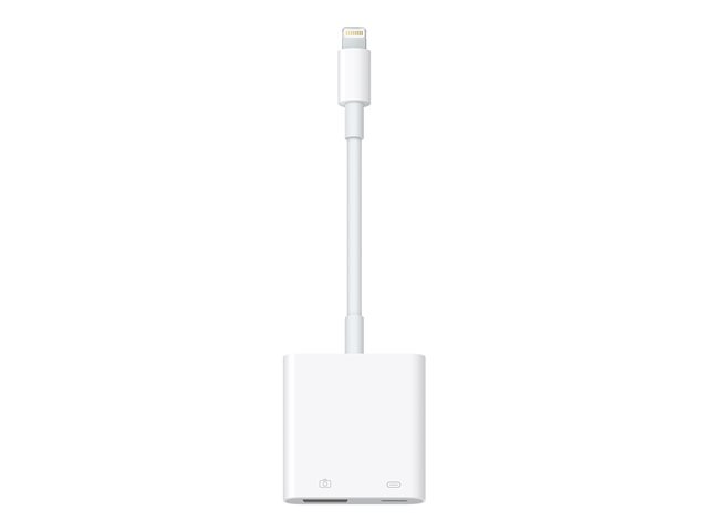 Apple - Lightning adapter - Lightning male to USB, Lightning female