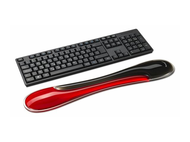 Slim Duo Gel Keyboard Wrist Rest - Red