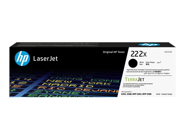 HP 222X Blk LaserJet Toner Cartridge