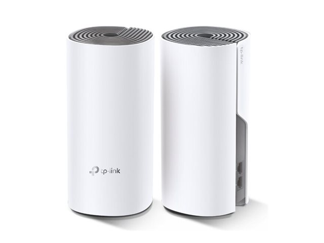 TP-Link Deco E4 - Wi-Fi system - (2 routers) - up to 2,800 sq.ft - mesh - Wi-Fi 5 - Dual Band