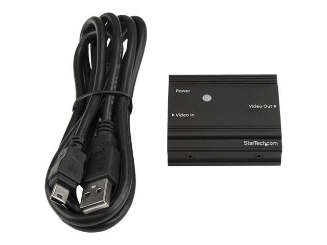 StarTech.com 115 ft. (35 m) 4K HDMI Extender - HDMI Extender - Up To 4K60 - Amplifier/Booster - HDMI to HDMI Booster (HDBOOST4K) - Video/audio extender - HDMI - up to 35 m