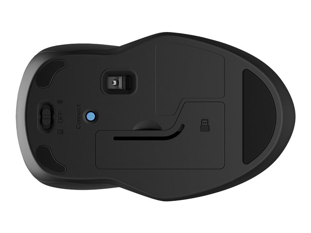 HP 250 - Mouse - optical - 3 buttons - wireless - 2.4 GHz, Bluetooth 5.0 - black