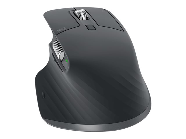 Logitech Master Series MX Master 3S - Bluetooth Edition - mouse - ergonomic - right-handed - optical - 7 buttons - wireless - Bluetooth - graphite