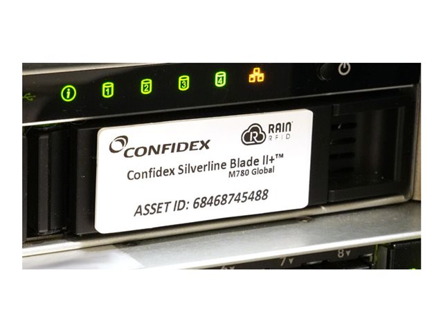 Label Synthetic 60x25mm RFID Coated core