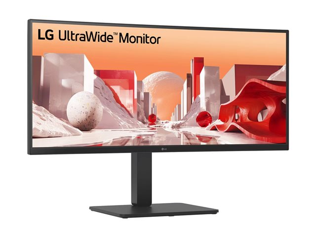 LG UltraWide 34BA85QE-B - LED monitor - curved - 34\" - 3440 x 1440 WQHD @ 60 Hz - IPS - 300 cd/m² - 1000:1 - HDR10 - 5 ms - 2xHDMI, DisplayPort, USB-C - speakers