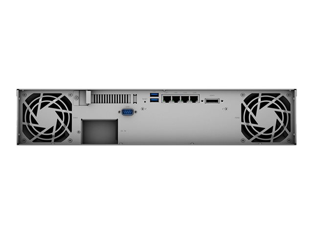 Synology RackStation RS1221RP+ - NAS server - 8 bays - rack-mountable - SATA 6Gb/s - RAID RAID 0, 1, 5, 6, 10, JBOD, 5 hot spare, 6 hot spare, 10 hot spare, 1 hot spare - RAM 4 GB - Gigabit Ethernet - iSCSI support - 2U