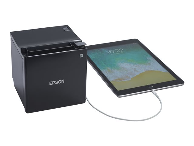 Epson TM m30II-NT (152) - Receipt printer - thermal line - Roll (7.95 cm) - 203 x 203 dpi - up to 250 mm/sec - USB 2.0, LAN, NFC, USB 2.0 host - cutter - black