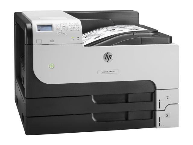 HP LaserJet Enterprise 700 Printer M712dn - Printer - B/W - Duplex - laser - A3/Ledger - 1200 dpi - up to 41 ppm - capacity: 600 sheets - USB, Gigabit LAN, USB host