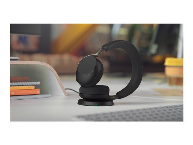 Jabra Evolve3 75 MS, Link390a, Black,WLC Chrg