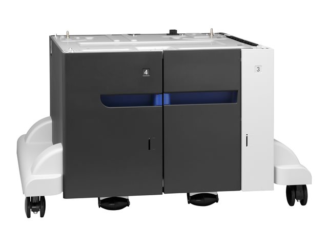 HP Paper Feeder and Stand - Printer base with media feeder - 3500 sheets in 1 tray(s) - for Color LaserJet Enterprise M855dn, M855x+, M855x+ NFC/Wireless direct, M855xh