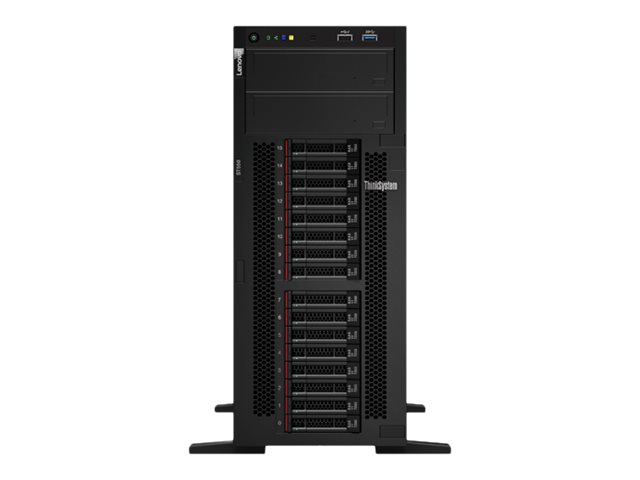 Lenovo ThinkSystem ST550 7X10 - Server - tower 4U - 2-way - 1 x Xeon Silver 4208 / up to 3.2 GHz - RAM 32 GB - hot-swap 2.5\" bay(s) - no HDD - Matrox G200 - Gigabit Ethernet - no OS - monitor: none
