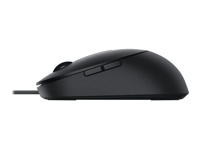 Dell MS3220 - Mouse - laser - 5 buttons - wired - USB 2.0 - black - with 3 Years Basic Hardware Warranty