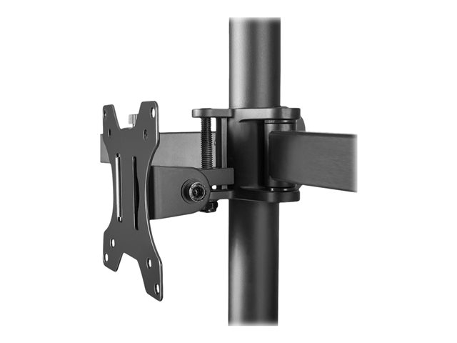 Neomounts FPMA-D550DD3 - Stand - full-motion - for 3 monitors - black - screen size: 13\"-27\" - desktop