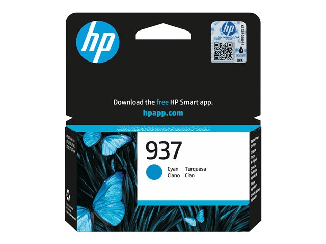 HP 937 Cyan Original Ink