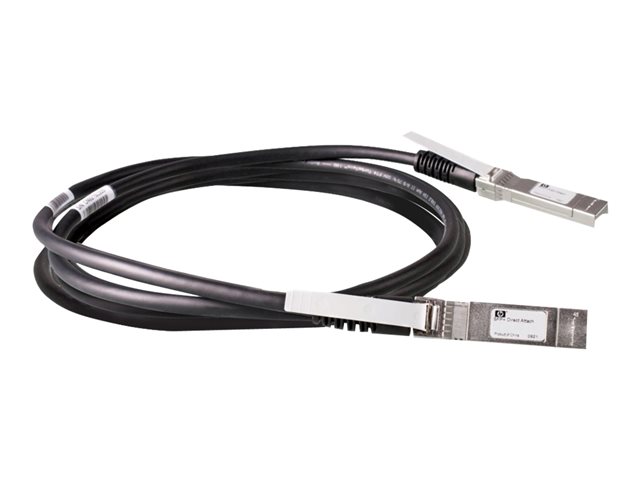 HPE - Network cable - SFP+ - 3 m - for Edgeline e920, Modular Smart Array 1040, 2040 10, ProLiant DL360p Gen8, e910t 2U, CX 8360