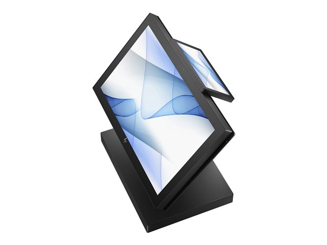 HP Engage - Customer display - 6.6\" - touchscreen - 1400 x 720 - 400 cd/m² - 1000:1 - 25 ms - USB - black - USB - for Engage One Essential
