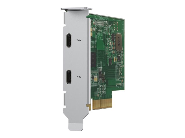 QNAP QXP-T32P - Thunderbolt adapter - PCIe 3.0 x4 low profile - Thunderbolt 3 x 2 - for QNAP TVS-h1288X, TVS-H1688X