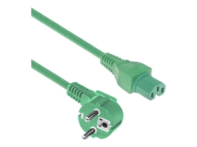 POWERCORD CEE 7/7-C15 GN 1.50M. 1 stk