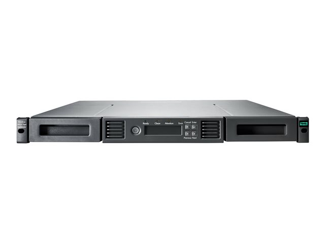 HPE StoreEver MSL 1/8 - Tape autoloader - 96 TB / 240 TB - slots: 8 - LTO Ultrium (12 TB / 30 TB) - Ultrium 8 - SAS-2 - rack-mountable - 1U - barcode reader