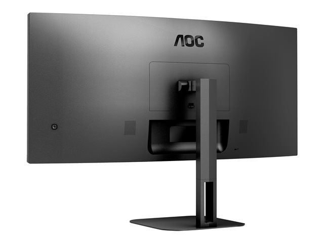 AOC Value-line CU34V5C/BK - V5 series - LED monitor - curved - 34\" - 3440 x 1440 WQHD @ 100 Hz - VA - 300 cd/m² - 3000:1 - 4 ms - HDMI, DisplayPort, USB-C - speakers - matte black