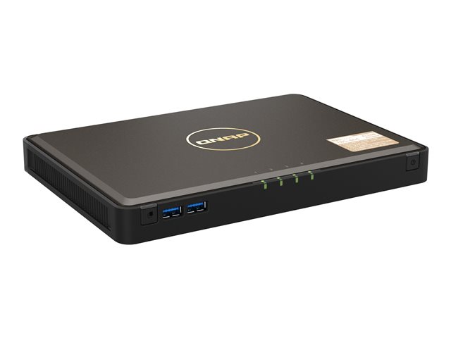 QNAP TBS-464 NASbook - NAS server - 4 bays - RAID RAID 0, 1, 5, 6, 10 - RAM 8 GB - 2.5 Gigabit Ethernet - iSCSI support