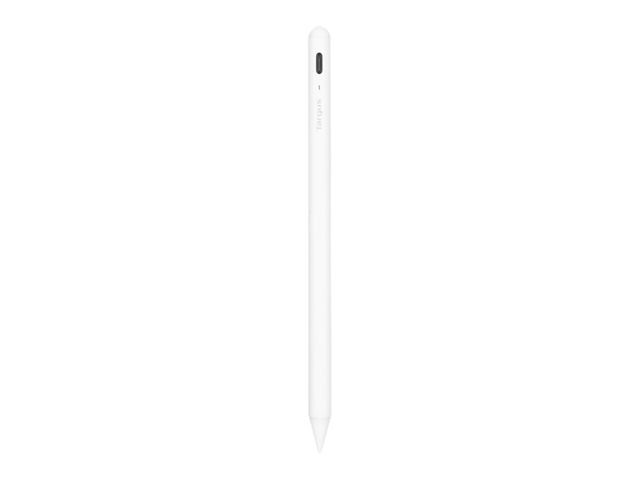 Targus - Active stylus - antimicrobial - white - for Apple 10.2-inch iPad, 10.5-inch iPad Air, 10.9-inch iPad Air, 12.9-inch iPad Pro